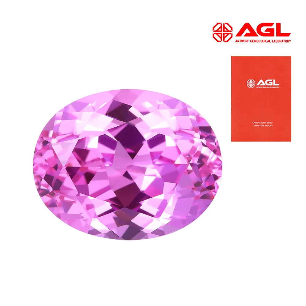 Precision Cut Pink Sapphire Oval Shape