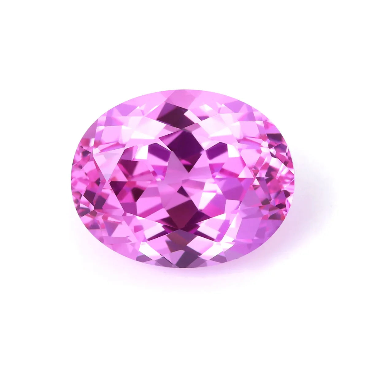 Precision Cut Pink Sapphire Oval Shape