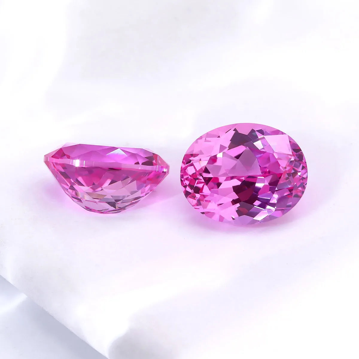 Precision Cut Pink Sapphire Oval Shape