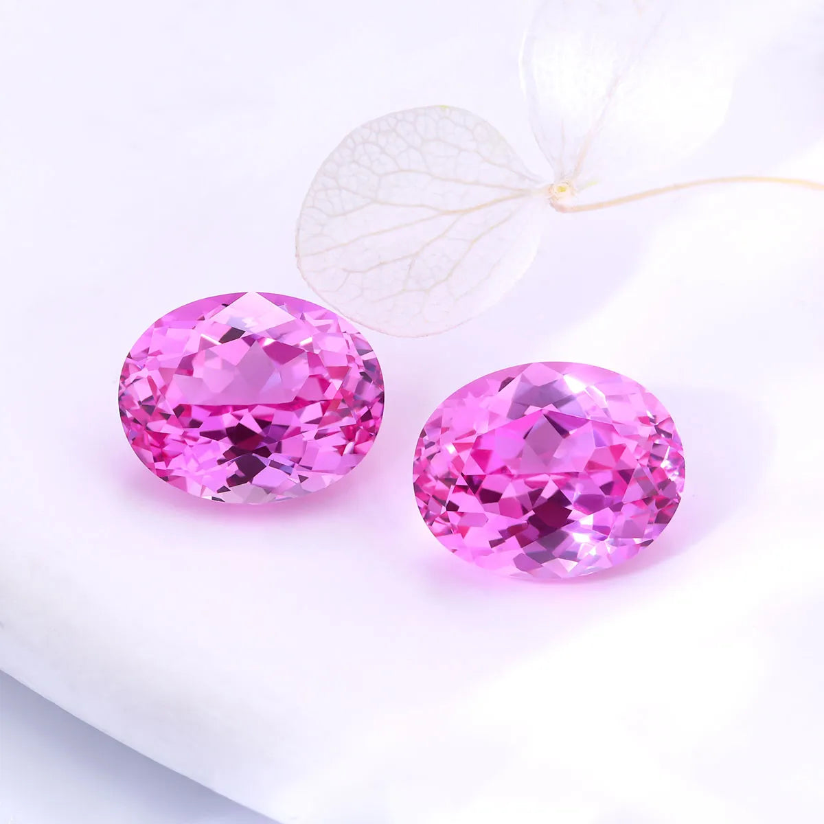 Precision Cut Pink Sapphire Oval Shape