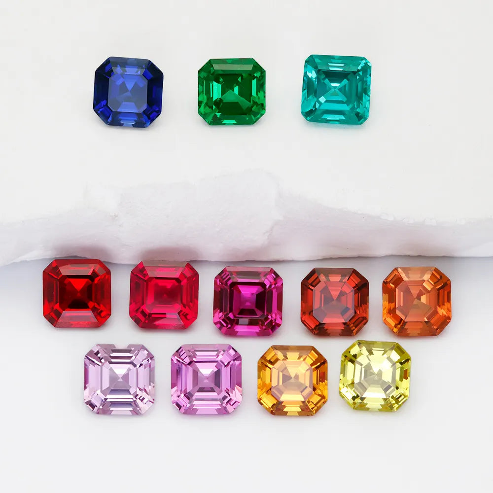 3A+ Precision Cut Colored Gemstones | ASSCHER Cut Gemstone Series