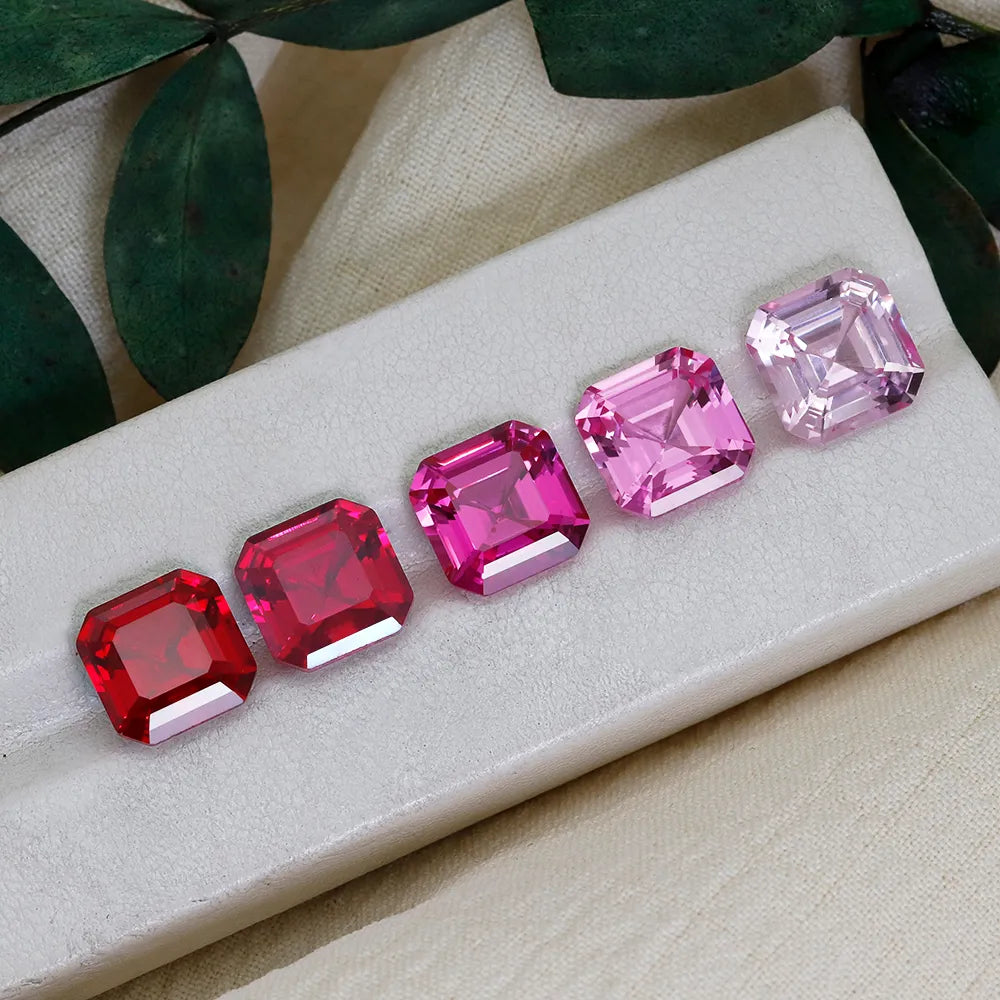 3A+ Precision Cut Colored Gemstones | ASSCHER Cut Gemstone Series