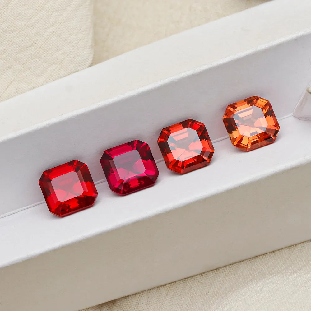 3A+ Precision Cut Colored Gemstones | ASSCHER Cut Gemstone Series