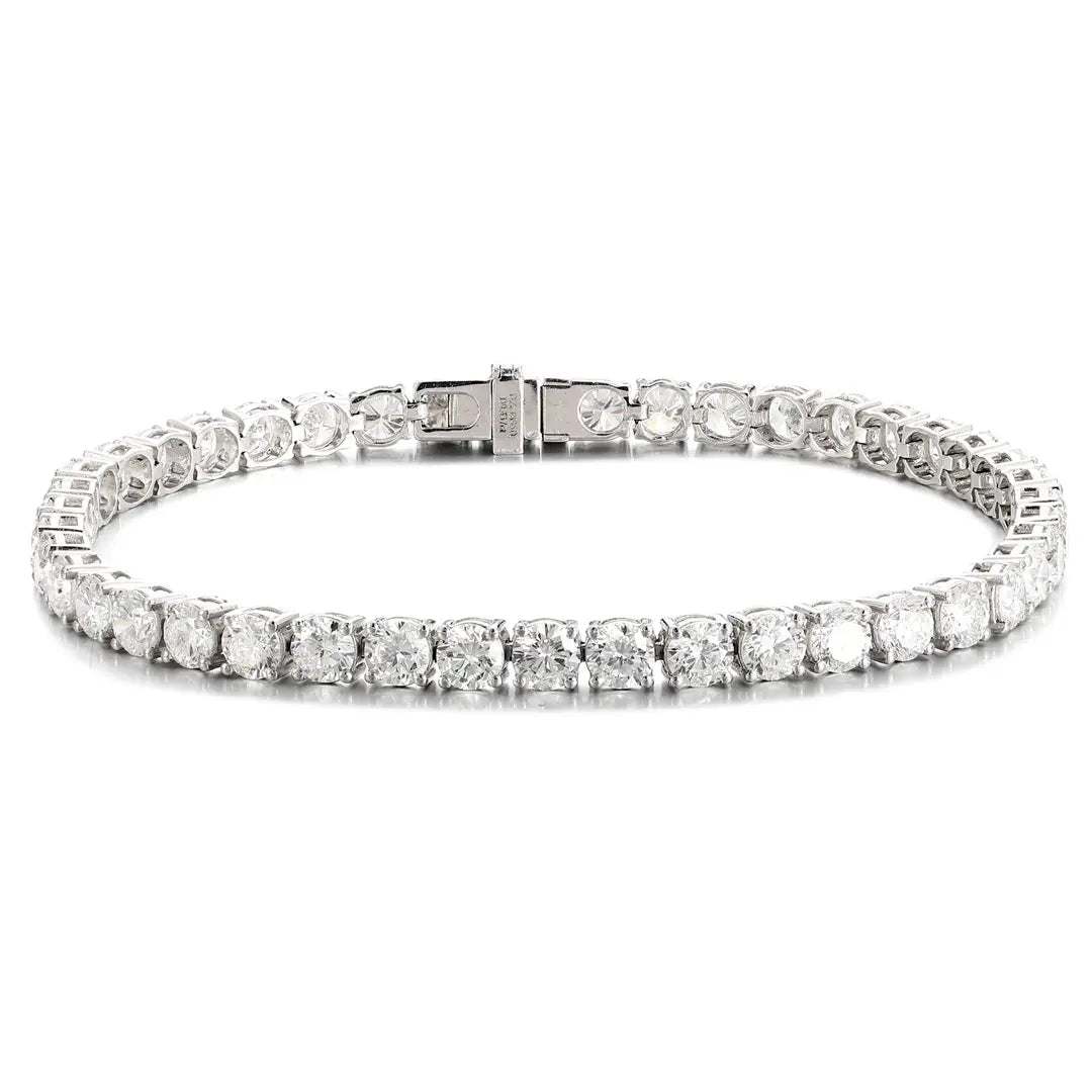 PT950 Lab Grown Diamond Tennis Bracelet (Round 0.2ct)