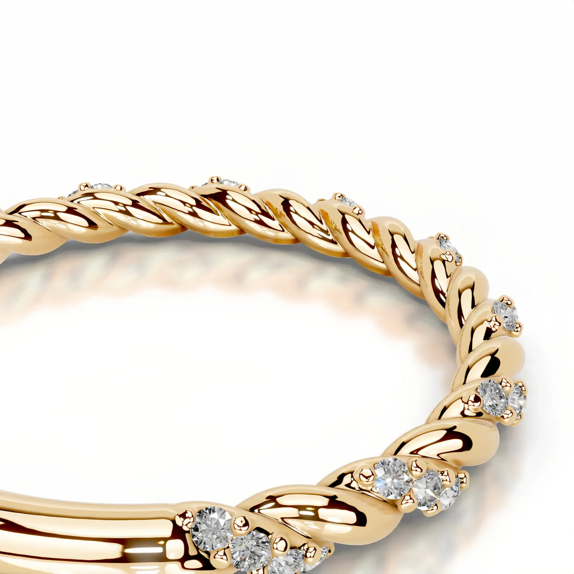 Hot Selling Elegant Stackable Band Ring Set | Niche Light Luxury Fashion Gold Plated S925 Sterling Silver Moissanite Rings