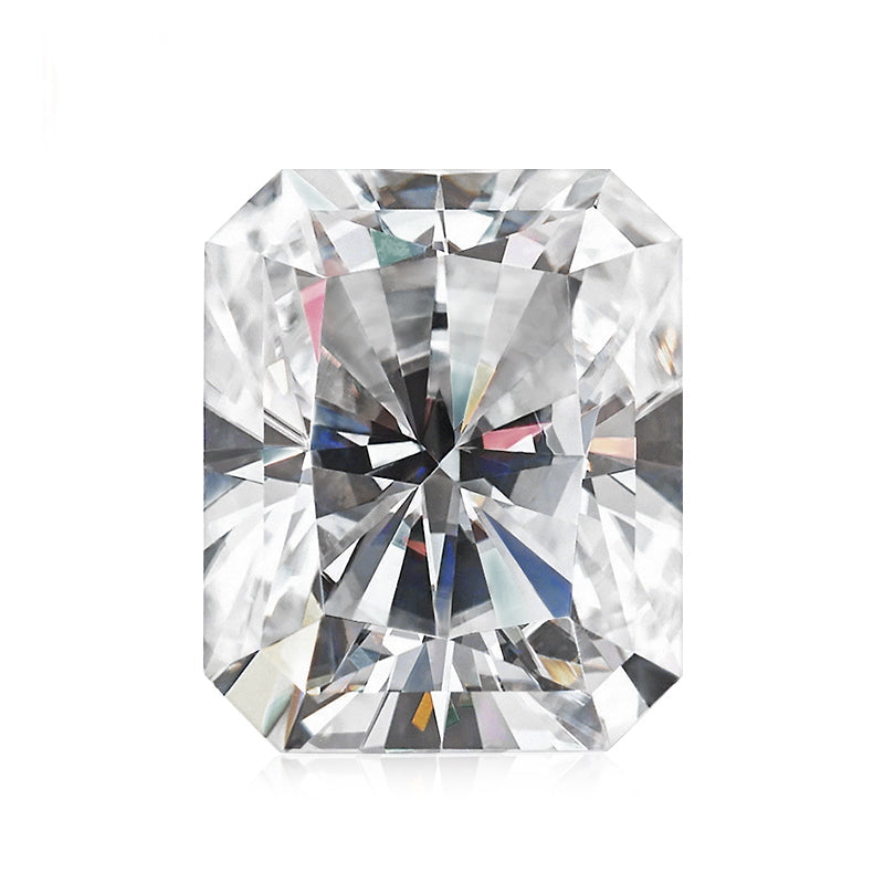 6A Grade Radiant Shape D Color Moissanita