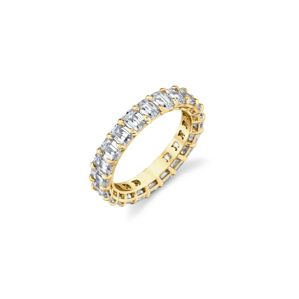 10pt 15pt 30pt 50pt Full Pave Stackable Band Ring|Light Luxury Dainty S925 Sterling Silver Moissanite Ring