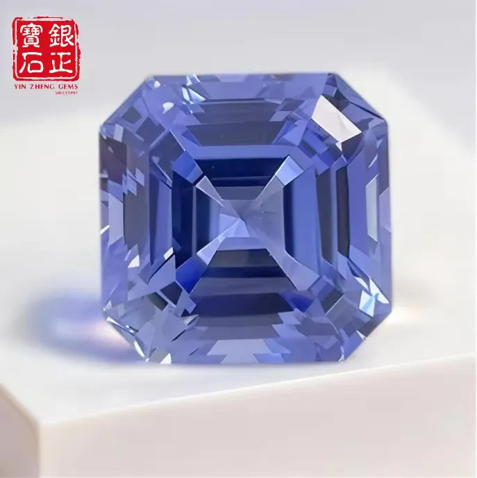 5A Lab Grown Cornflower Blue Sapphire Mixed Shapes Assortment