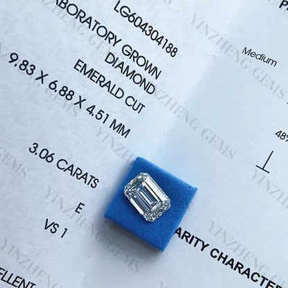 Lab Grown Diamond Emerald Cut
