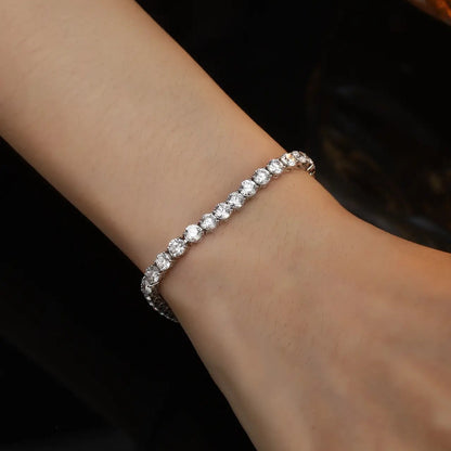 PT950 Lab Grown Diamond Tennis Bracelet (Round 0.3ct)