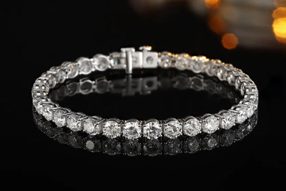 PT950 Lab Grown Diamond Tennis Bracelet (Round 0.3ct)