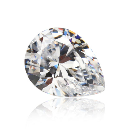 6A Grade Pear Shape D Color Moissanita