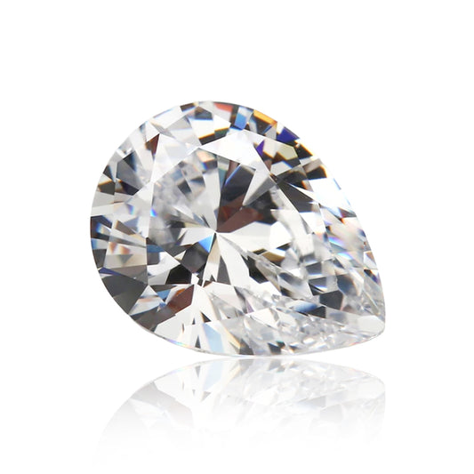 6A Grade Pear Shape D Color Moissanita