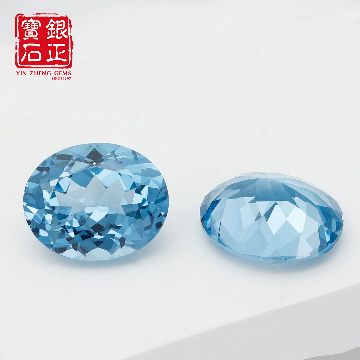 Flame Melted Exceptional Santa Maria Blue Spinel Oval Cut