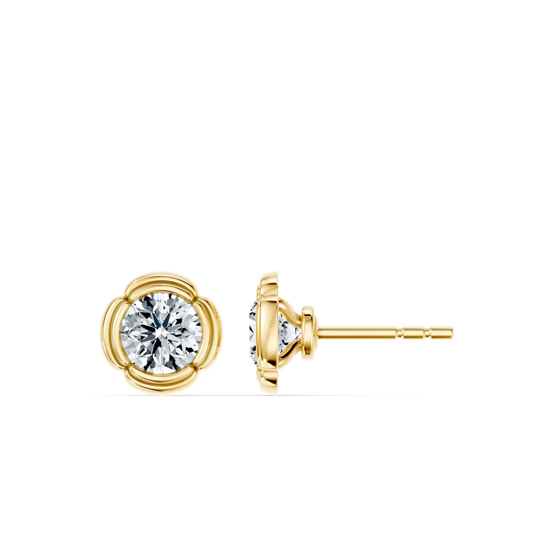 Dainty Minimalist 1CT Moissanite Stud Earrings
