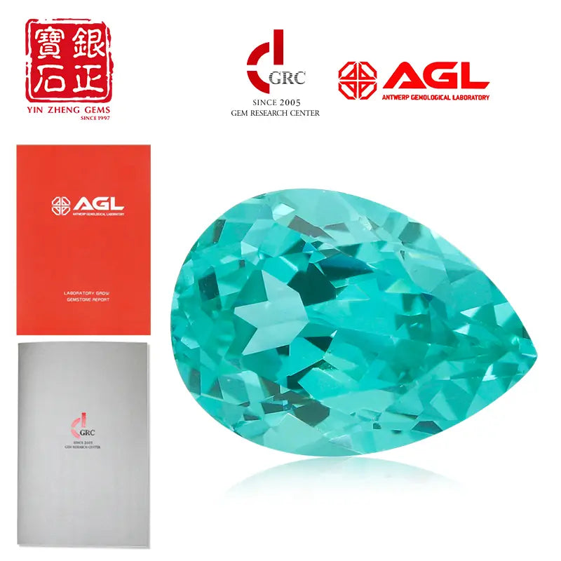 Precision Cut Paraiba Pear Shape