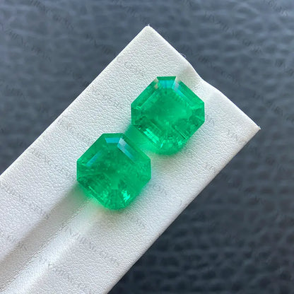 Lab Grown Columbia Emerald Asscher Shape