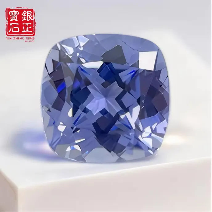 5A Lab Grown Cornflower Blue Sapphire Mixed Shapes Assortment