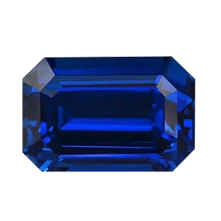 Czochralski Cultivate Sapphire Emerald Cut