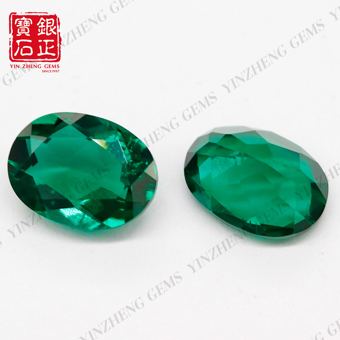 Lab Grown Zambia Emerald Oval Shape