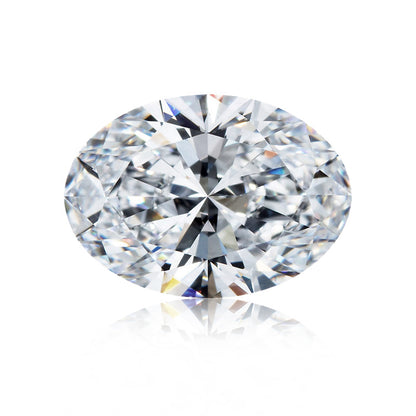 6A Grade Oval Shape D Color Moissanite