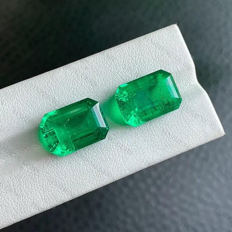 Lab Grown Columbia Emerald Emerald Cut