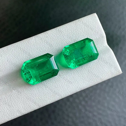Lab Grown Columbia Emerald Emerald Cut