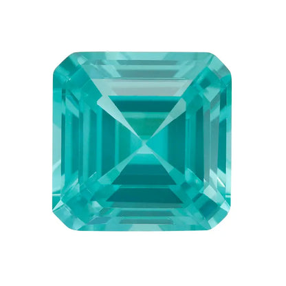Flame Melted Paraiba Asscher Shape