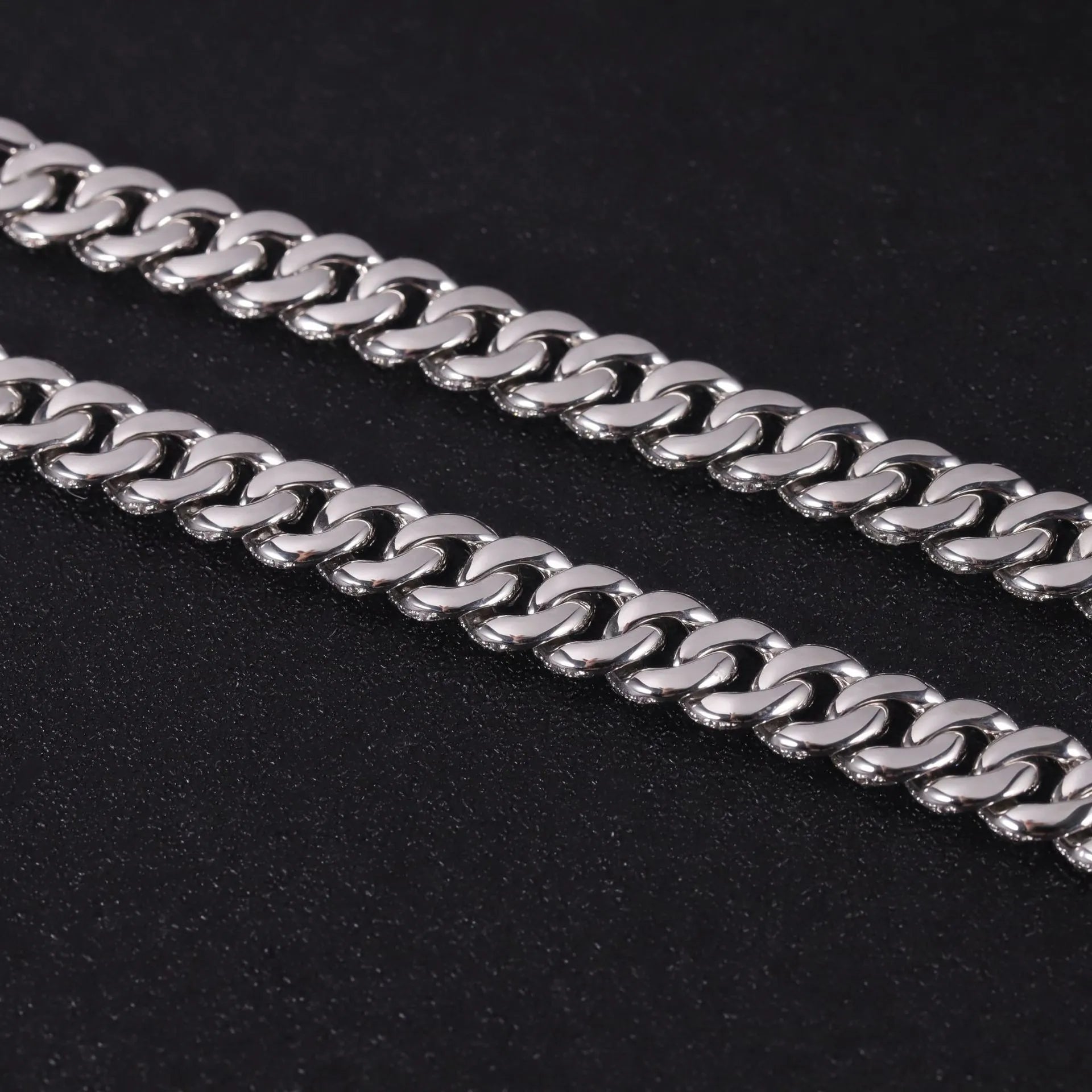 8mm Full Iced Cuban Link Necklace| Trendy Hip Hop S925 Sterling Silver Cubic Zirconia Men Chain
