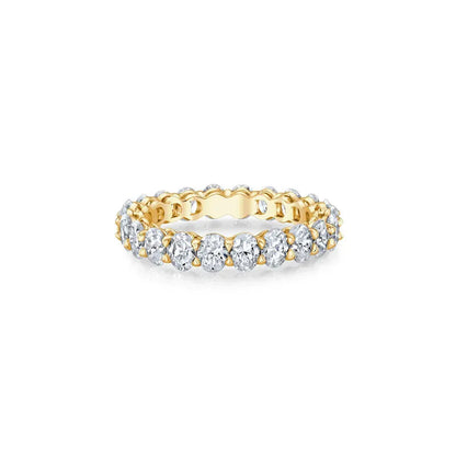 10pt 15pt 30pt 50pt Full Pave Stackable Band Ring|Light Luxury Dainty S925 Sterling Silver Moissanite Ring