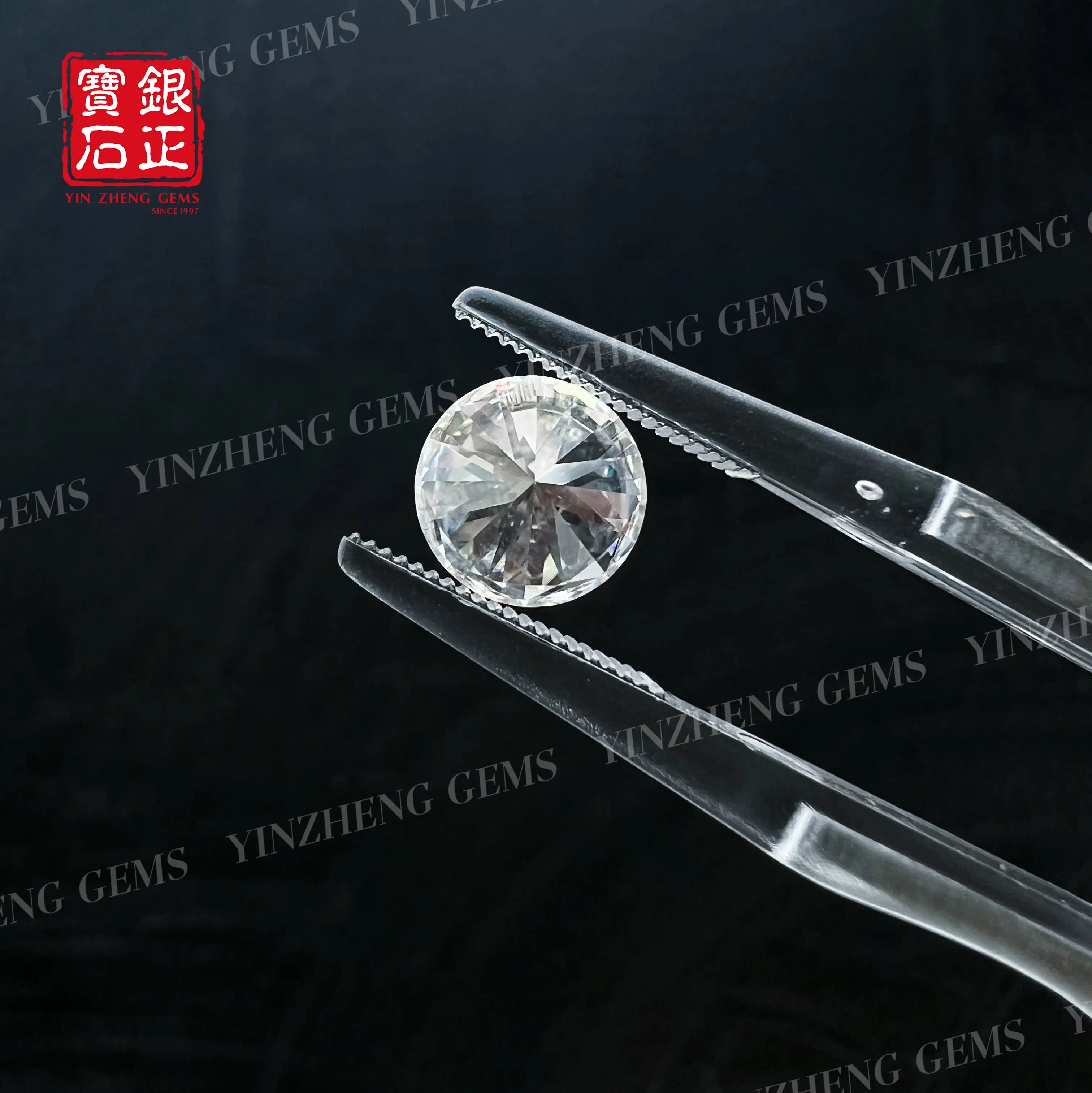 6A Grade Round D Color Moissanite 3.0-10.0MM