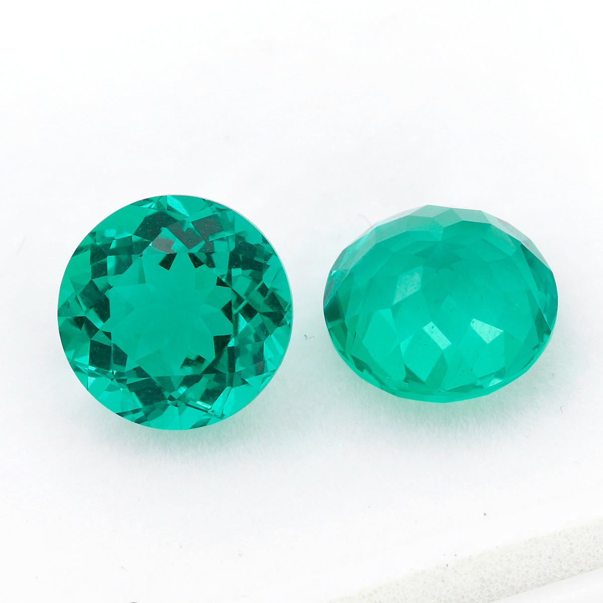 Lab Colombian Emerald Round Shape