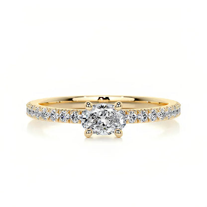 Hot Selling Elegant Stackable Band Ring Set | Niche Light Luxury Fashion Gold Plated S925 Sterling Silver Moissanite Rings