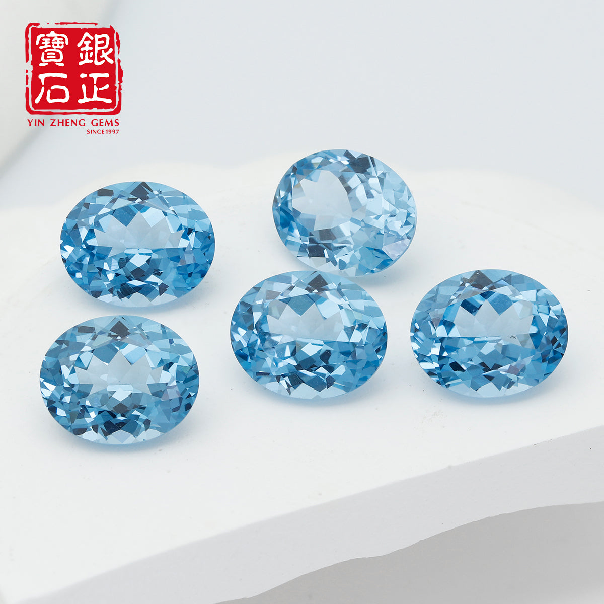 Precision Cut Exceptional Santa Maria Blue Spinel Oval Cut