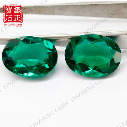 Hydrothermal Cultivate Zambia Emerald Oval Shape