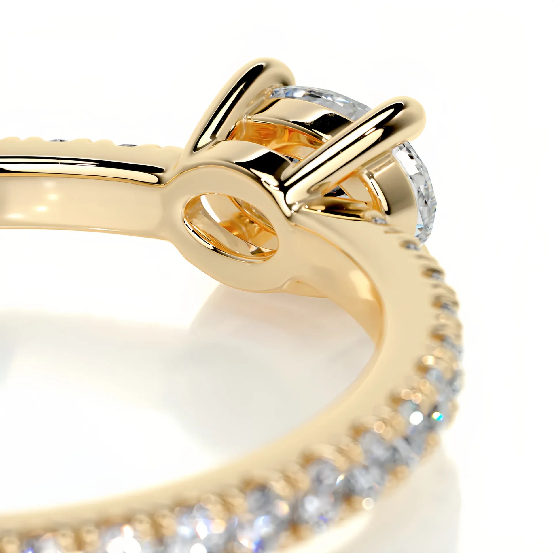 Hot Selling Elegant Stackable Band Ring Set | Niche Light Luxury Fashion Gold Plated S925 Sterling Silver Moissanite Rings