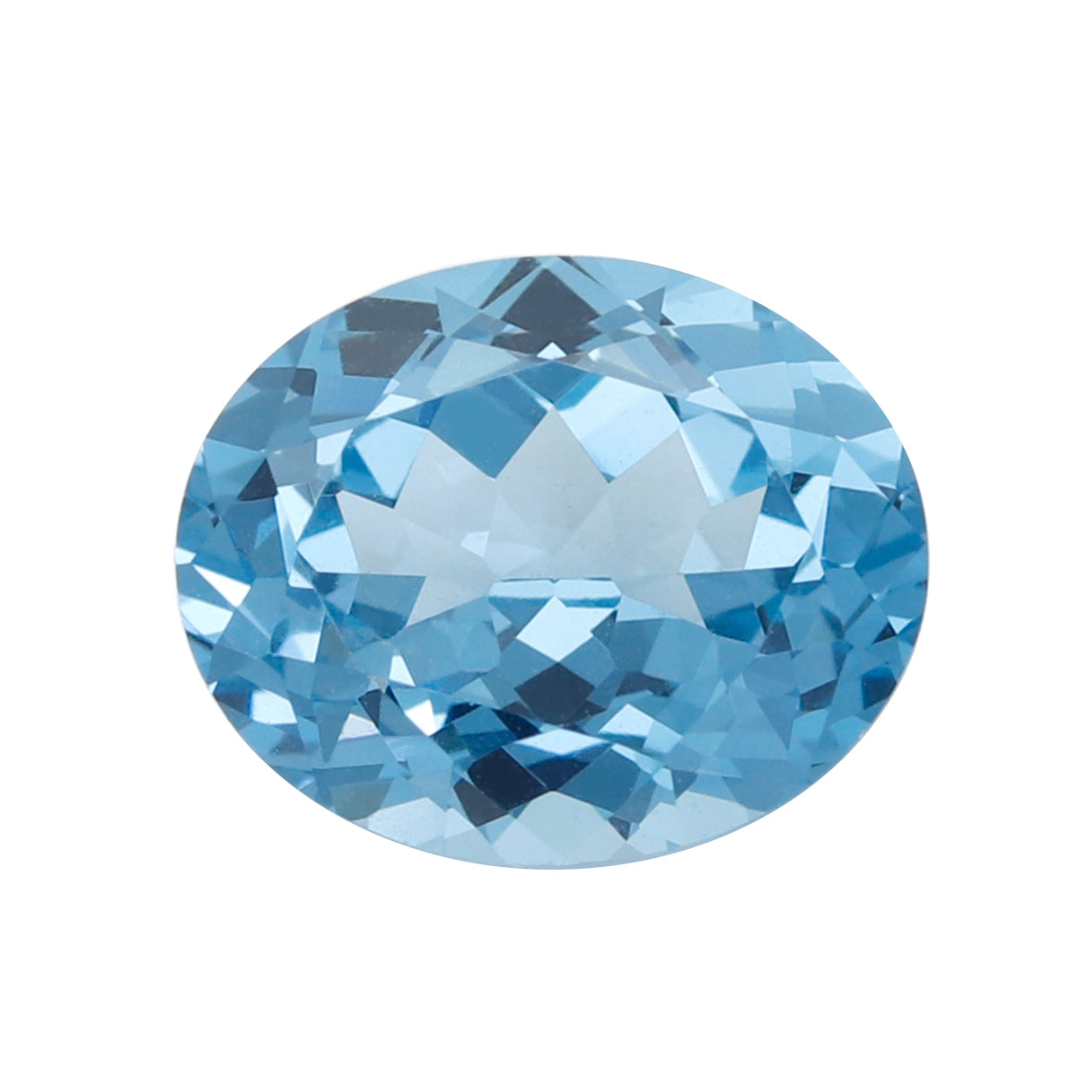 Flame Melted Exceptional Santa Maria Blue Spinel Oval Cut