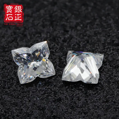 6A Grade Lily Cut D Color Moissanite