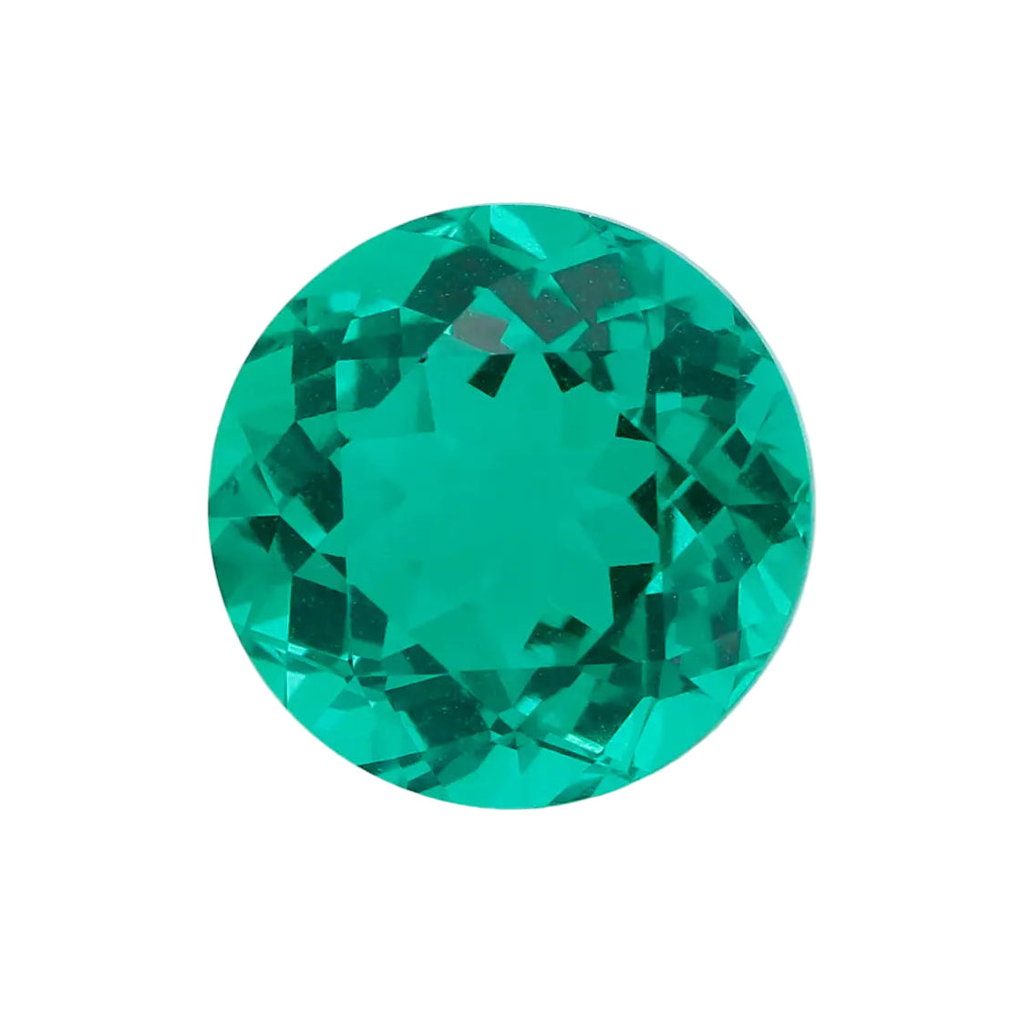 Lab Colombian Emerald Round Shape