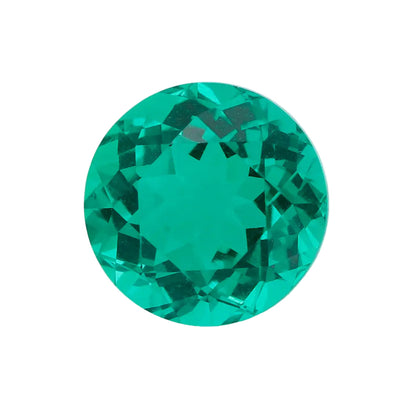 Lab Colombian Emerald Round Shape