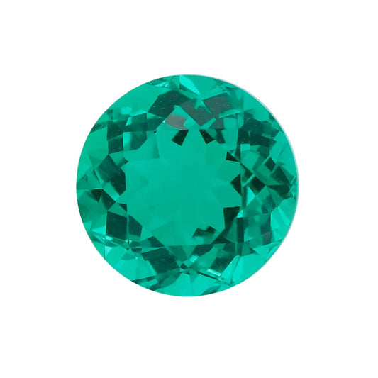 Lab Colombian Emerald Round Shape