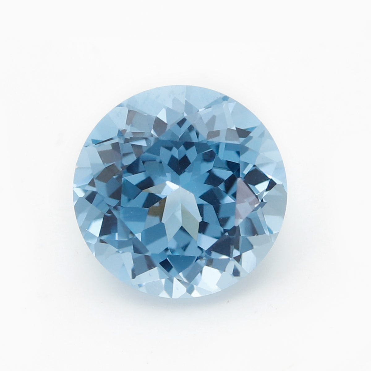 Precision Cut Exceptional Santa Maria Blue Spinel Round