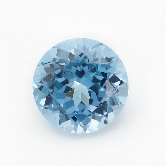 Flame Melted Exceptional Santa Maria Blue Spinel Round