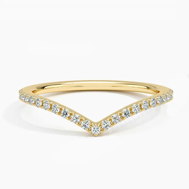 Unisex Stack Mini Lab Diamond Moissanite Rings Multi Wear