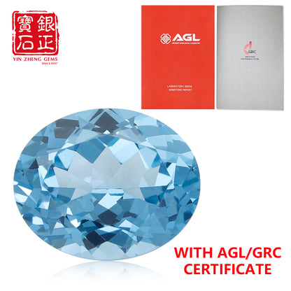 Flame Melted Exceptional Santa Maria Blue Spinel Oval Cut