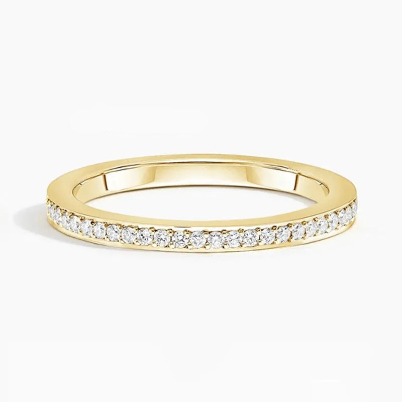 Unisex Stack Mini Lab Diamond Moissanite Rings Multi Wear