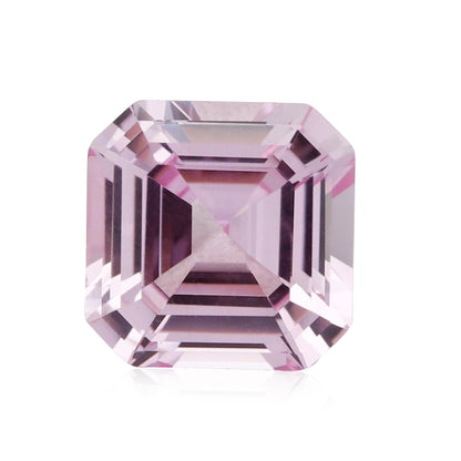 Flame Melted Morgan Pink Sapphire  Asscher Cut