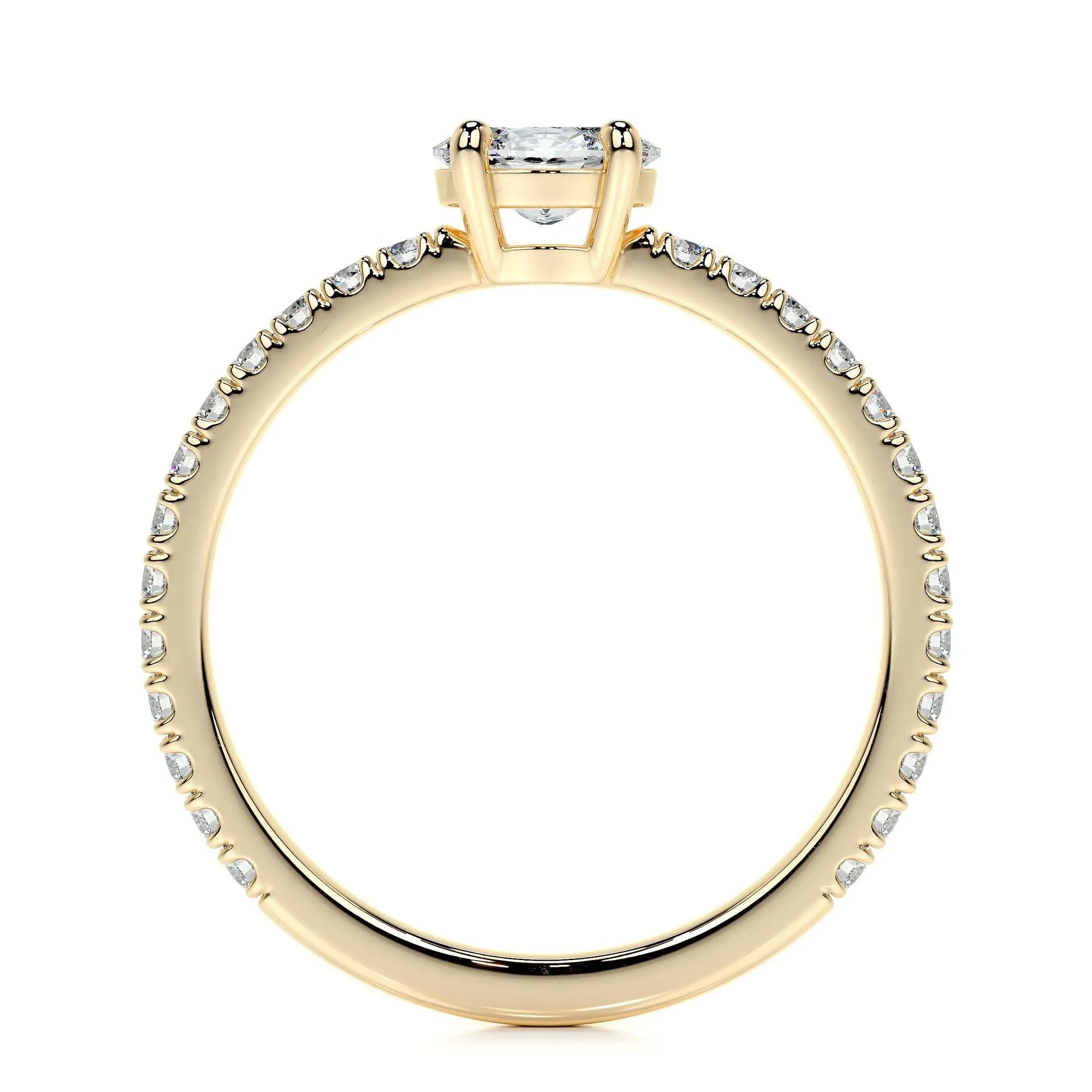 Hot Selling Elegant Stackable Band Ring Set | Niche Light Luxury Fashion Gold Plated S925 Sterling Silver Moissanite Rings