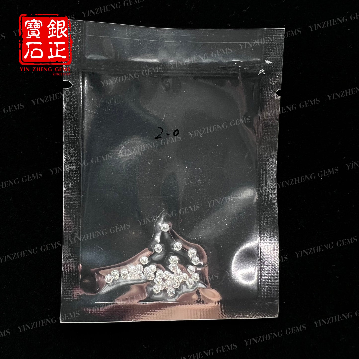 YinZheng 6A Grade Round Shape D Color Small Size Moissanite 0.8-2.9mm 1ct/Pack Loose Moissanite Stone For Making Jewelry