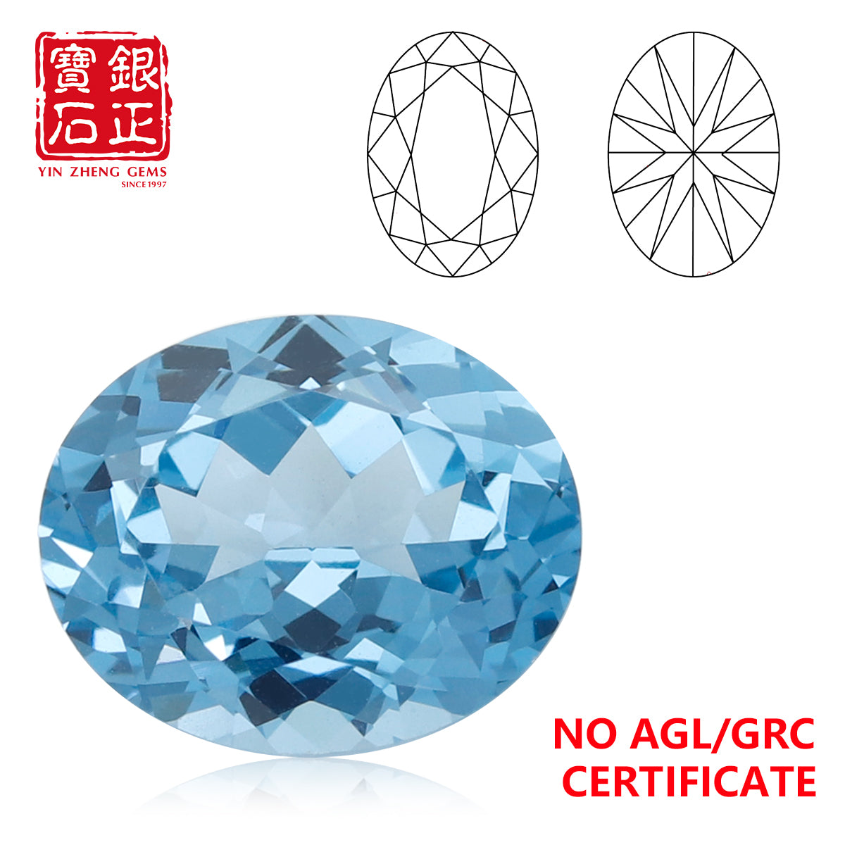 Precision Cut Exceptional Santa Maria Blue Spinel Oval Cut